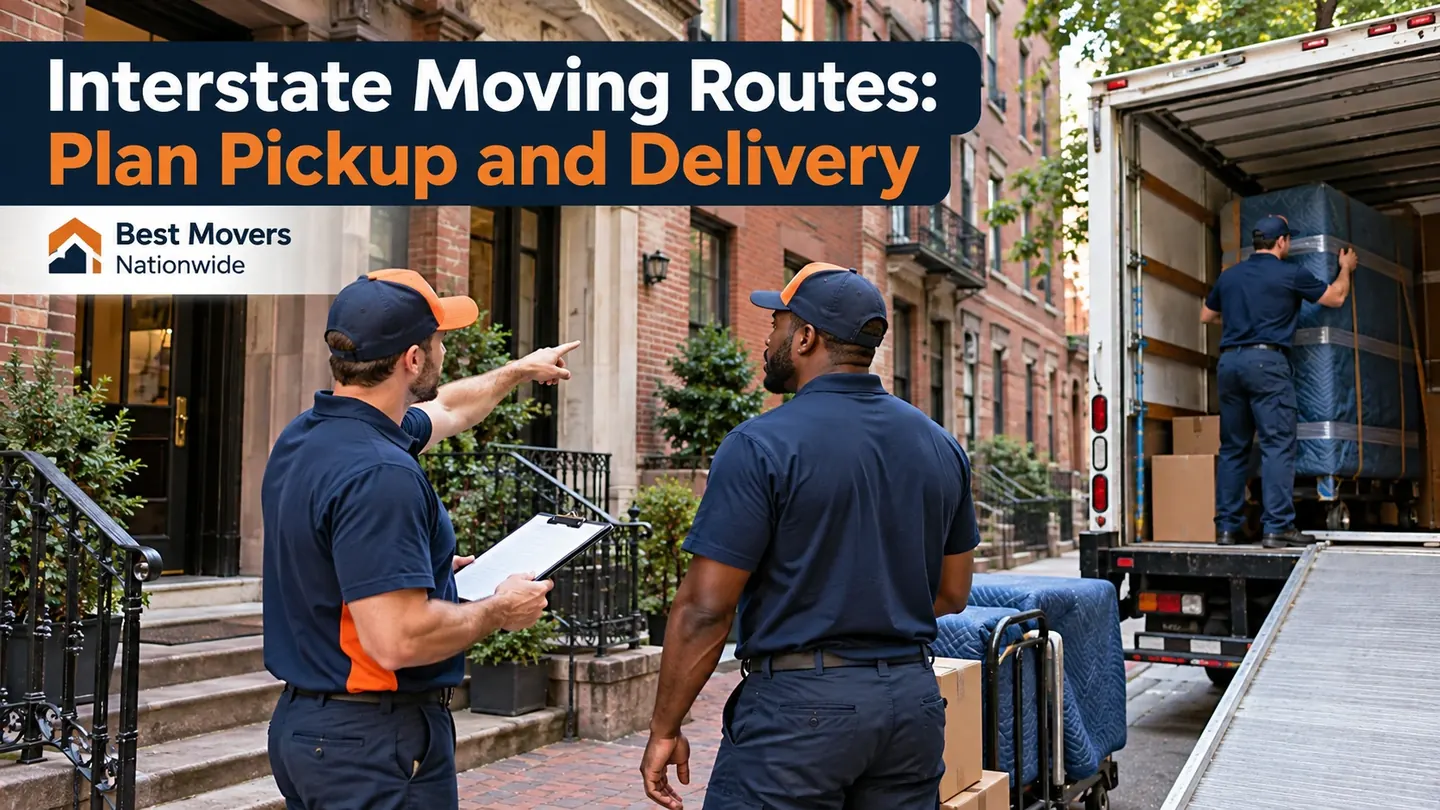 Interstate Moving Routes planning